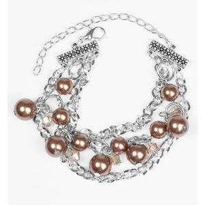 NWT paparazzi bracelet, Manhattan musical, brown